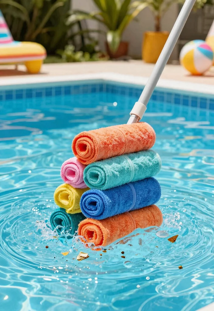 7 Cheap DIY Pool Vacuum Ideas Quick Fix 5. The Old Towel Technique 0