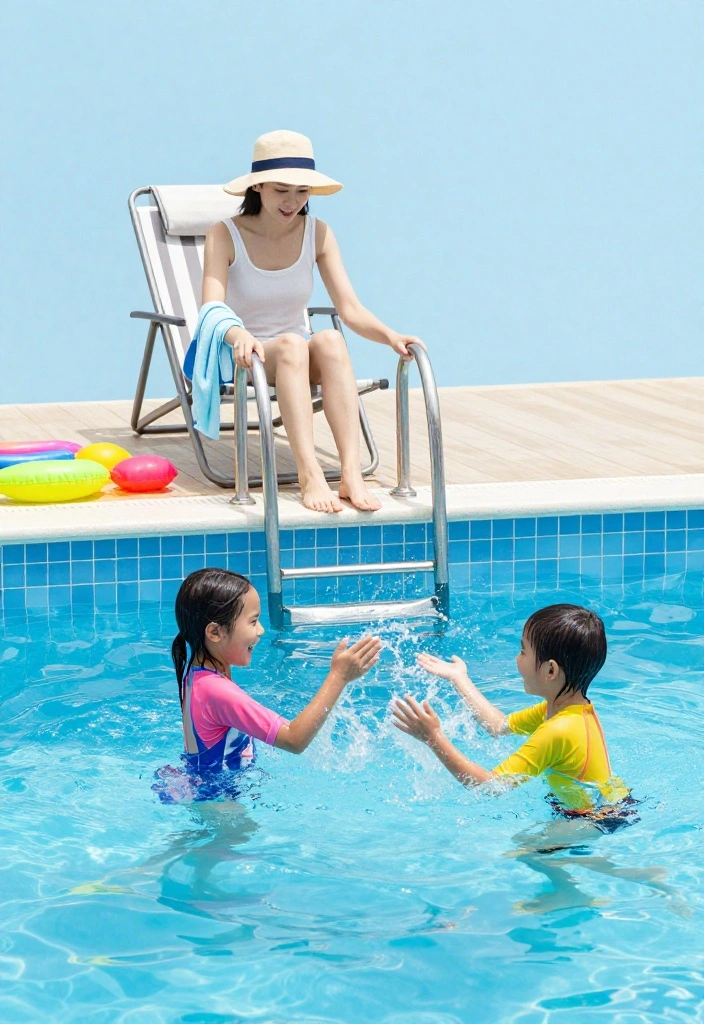 7 Crucial Pool Ladder Safety Tips for Kids 1. Always Supervise 0