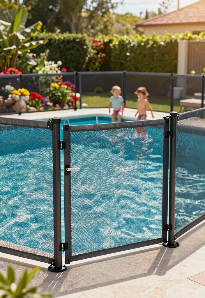 7 Crucial Pool Ladder Safety Tips for Kids 2. Install a Safety Fence 0