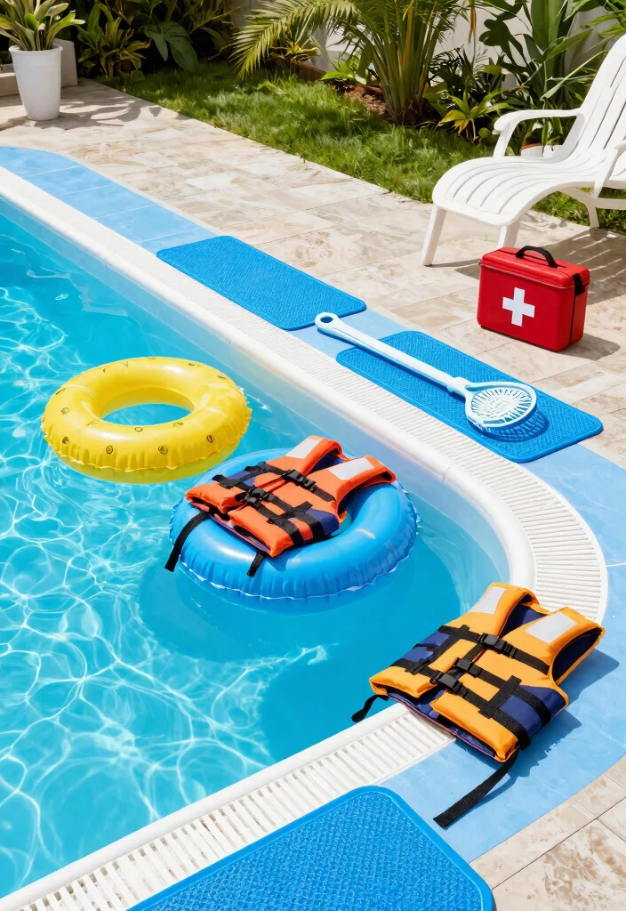 7 Crucial Pool Ladder Safety Tips for Kids 3. Use Pool Accessories Wisely 0