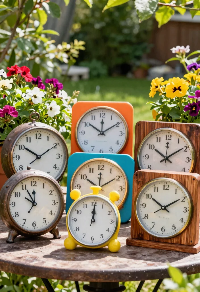 7 Pro Outdoor Clock Decoration Tips for Patios 1. Choose the Right Material for Your Outdoor Clock 0