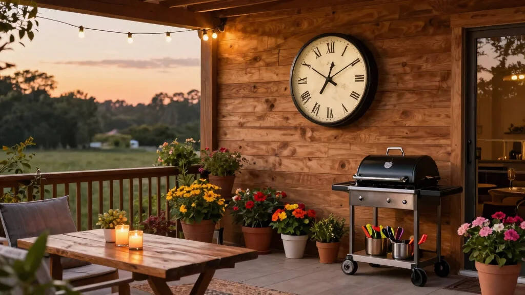 7 Pro Outdoor Clock Decoration Tips for Patios