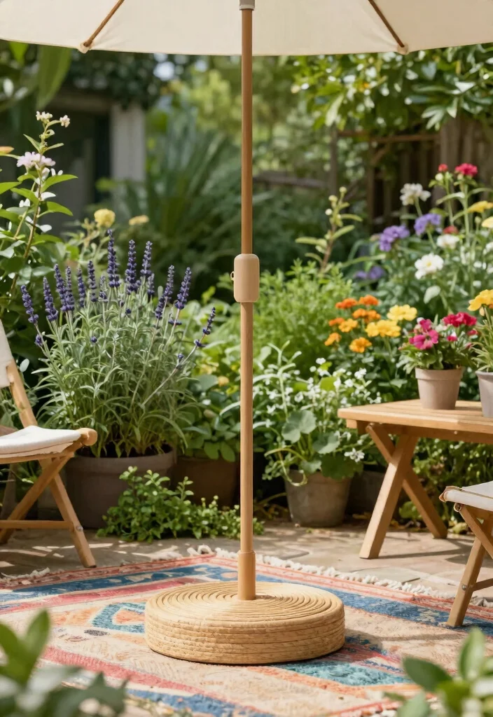 7 Strong Freestanding Umbrella Base Ideas for Eco-Friendly Outdoor Decor 6 7 Strong Freestanding Umbrella Base Ideas for Eco Friendly Outdoor Decor 6. Biodegradable Umbrella Base Options 0