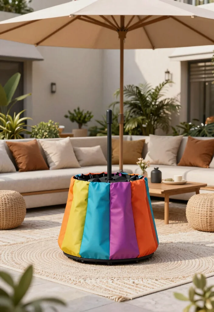 7 Strong Freestanding Umbrella Base Ideas for Eco-Friendly Outdoor Decor 7 7 Strong Freestanding Umbrella Base Ideas for Eco Friendly Outdoor Decor 7. Customizable Weighted Base Systems 0