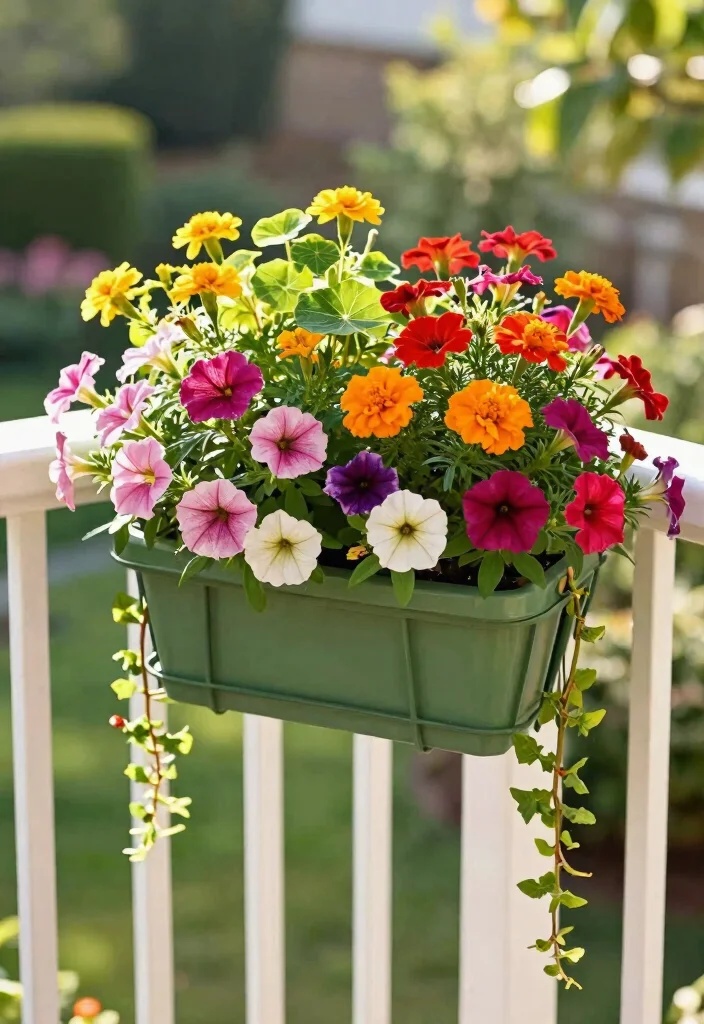 9 Amazing Greenstalk Vertical Planter Ideas Grow More 3. Colorful Flower Cascade 0