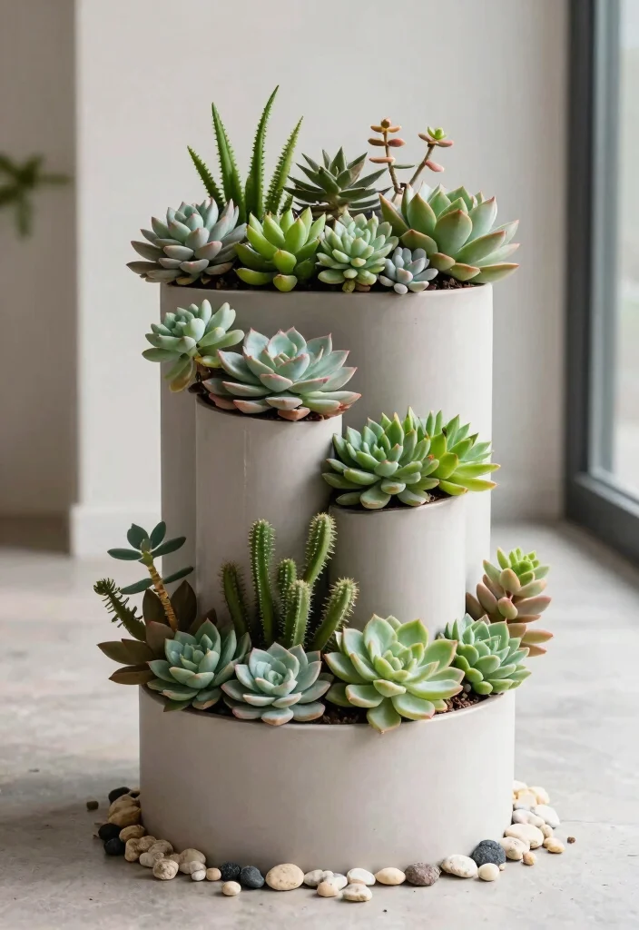9 Amazing Greenstalk Vertical Planter Ideas Grow More 5. Succulent Paradise 0