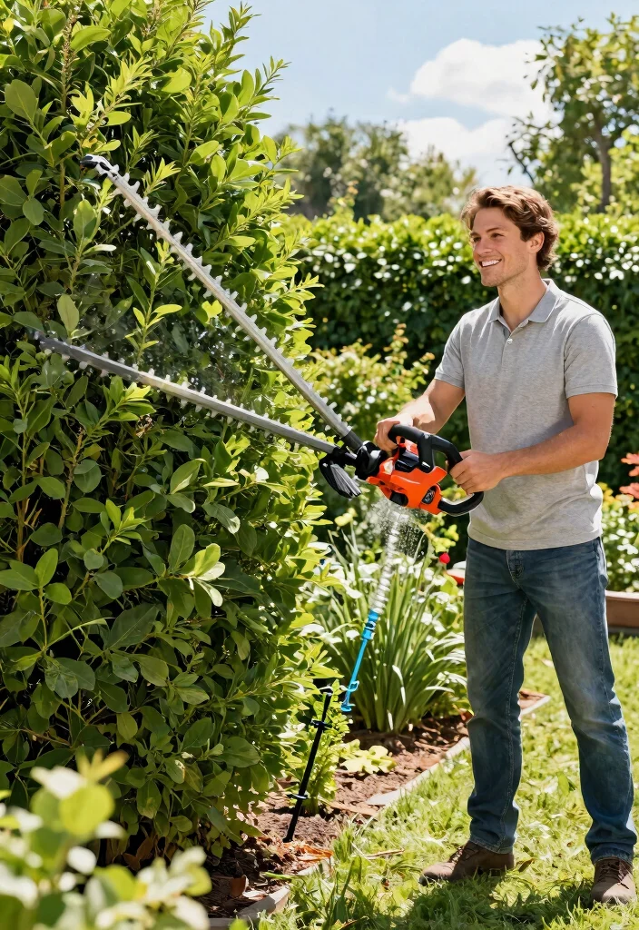9 Best Long Reach Hedge Trimmer Options for Tall Bushes 2. BLACKDECKER LHT2436B 0