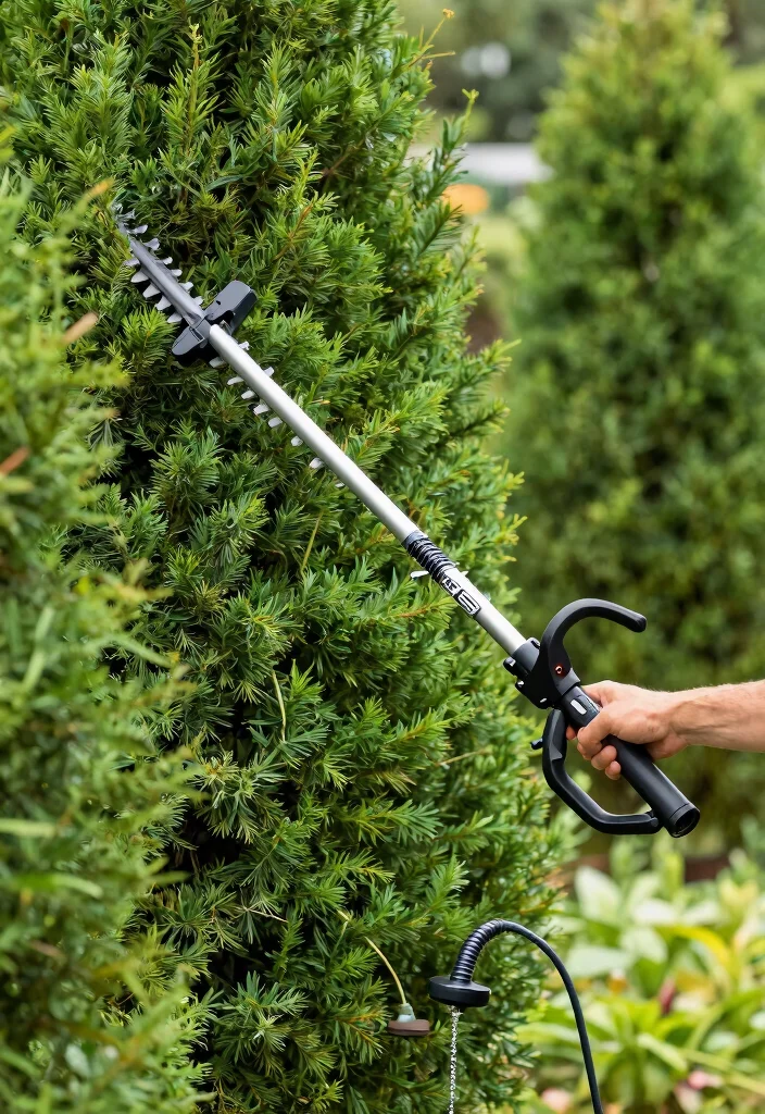 9 Best Long Reach Hedge Trimmer Options for Tall Bushes 8. Sun Joe SJH901E 0