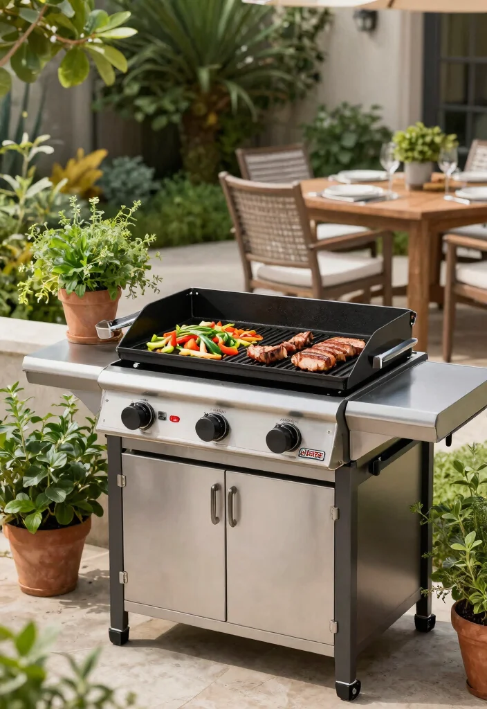 9 Best Outdoor Gas Griddle Models for Backyard Chefs 6 9 Best Outdoor Gas Griddle Models for Backyard Chefs 6. Pit Boss Griddle 3 Burner 0