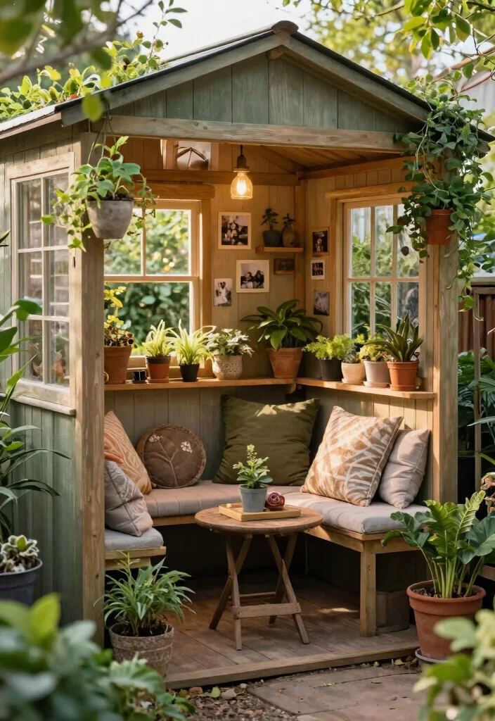 9 Clever Riding Mower Shed Ideas Protect Your Gear 9. Shed with a Cozy Touch 0