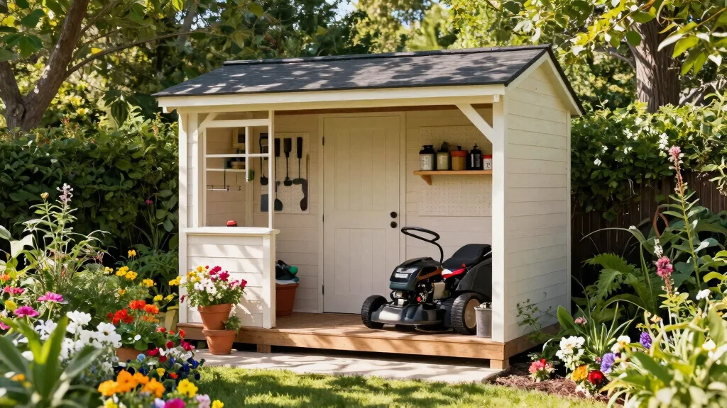 9 Clever Riding Mower Shed Ideas [Protect Your Gear]