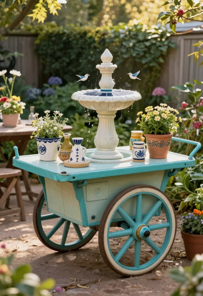 9 Custom Primo Grill Cart Ideas for Ceramic Smokers 5 9 Custom Primo Grill Cart Ideas for Ceramic Smokers 5. Vintage Cart Makeover 0