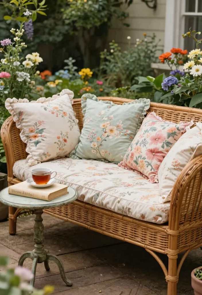 9 Dreamy Patio Daybed Ideas for Ultimate Relaxation 6 9 Dreamy Patio Daybed Ideas for Ultimate Relaxation 6. Vintage Vibes with Wicker Daybeds 0