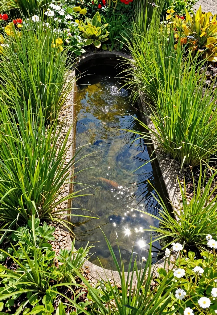 9 Easy DIY Pond Filter Ideas for Crystal Clear Water 1. Natural Bog Filter 0