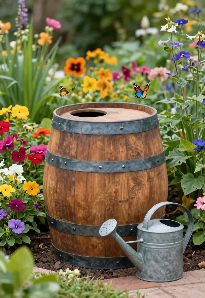 9 Eco Friendly Rainwater Collection System Drip Irrigation 2. Rain Barrels Store and Use 0