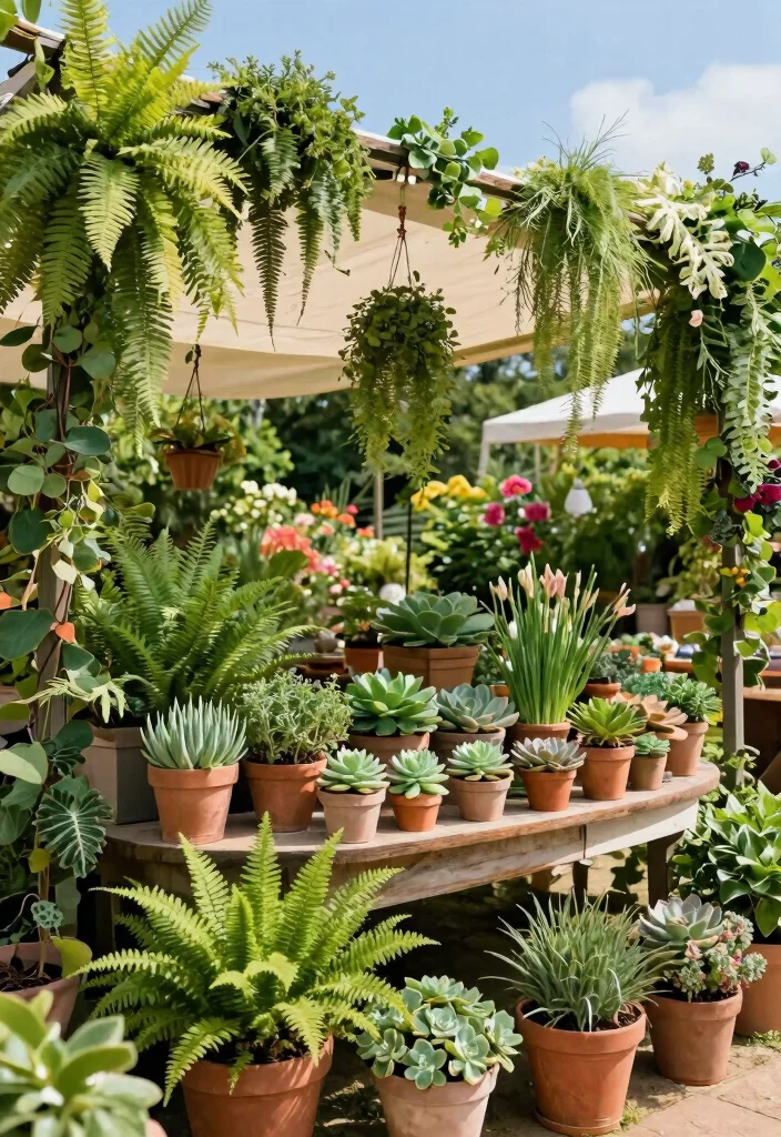 9 Fun Pop Up Canopy Styling Ideas for Garden Parties 5 9 Fun Pop Up Canopy Styling Ideas for Garden Parties 5. Go Green with Plants 0