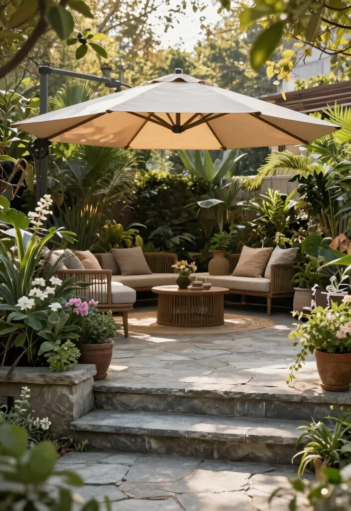 9 Heavy Duty Umbrella Base Weight Ideas Windproof 8. Stone Paver Bases 0