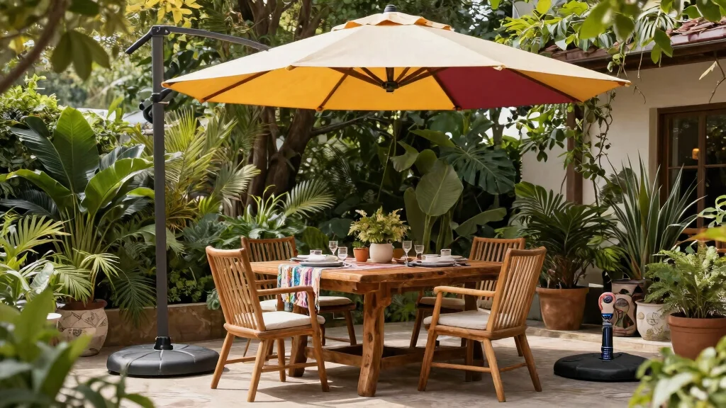 9 Heavy Duty Umbrella Base Weight Ideas [Windproof]