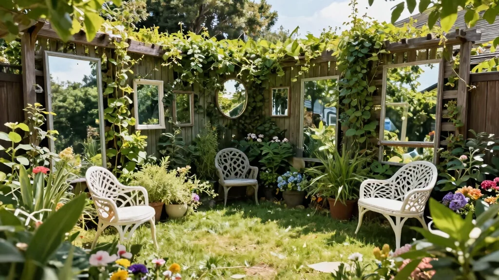 9 Magic Outdoor Mirror Ideas to Make Yards Look Bigger