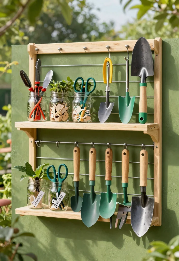 9 Minimalist String Shelving Setup Outdoor Inspiration for Kayak Enthusiasts 4. Functional Garden Tool Storage 0