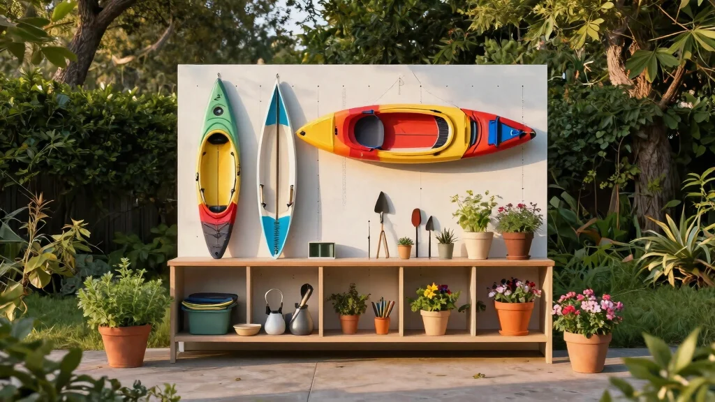 9 Minimalist String Shelving Setup Outdoor Inspiration for Kayak Enthusiasts
