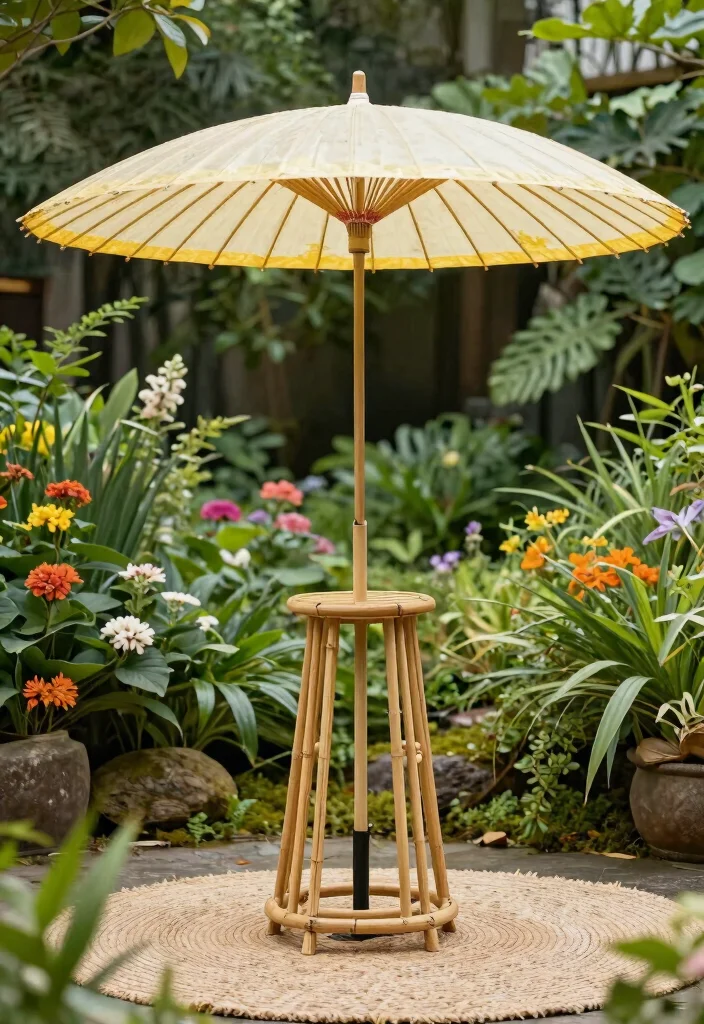 9 Stylish Umbrella Stand Decor Ideas 5. Eco Friendly Bamboo Stand 0