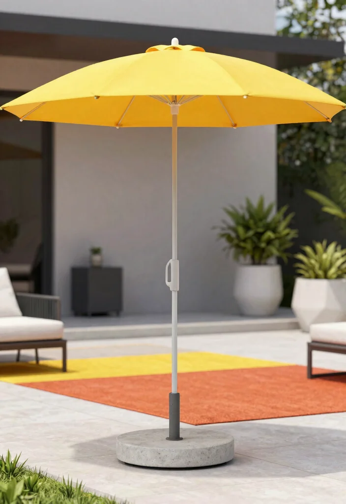9 Stylish Umbrella Stand Decor Ideas 7. Minimalist Concrete Stand 0